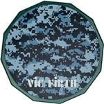 Vic Firth Digital Camo Practice Pad 6 Inch Front View